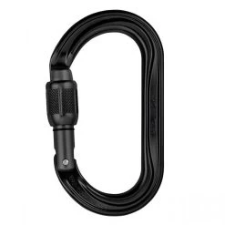 Petzl OK SCREW-LOCK Black Screw-lock Climbing Carabiner