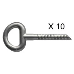 Petzl Bat'inox Ø14 Mm Resin Anchor 10-Pack