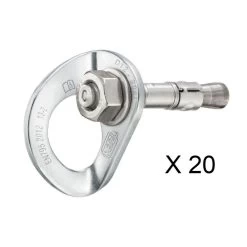Petzl Coeur Bolt HCR Ø12 Mm 20-Pack Hanger And Bolt