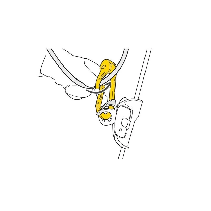 Petzl Rollclip A Pulley-carabiner For Work At Height With Straight Gate - Image 4