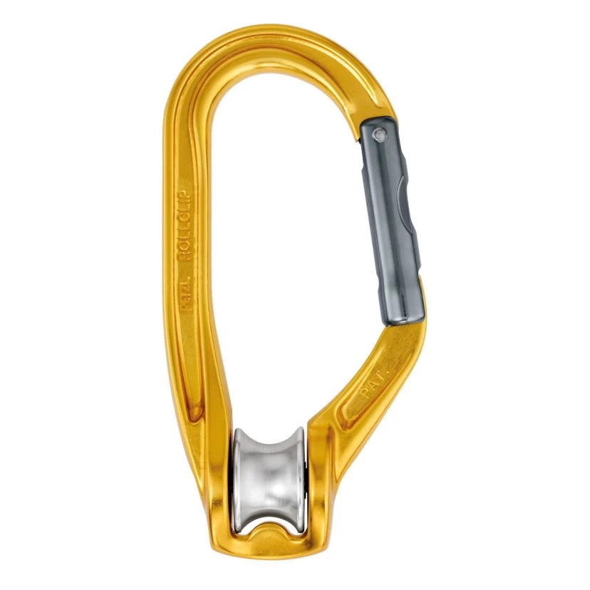 Petzl Rollclip A Pulley-carabiner For Work At Height With Straight Gate